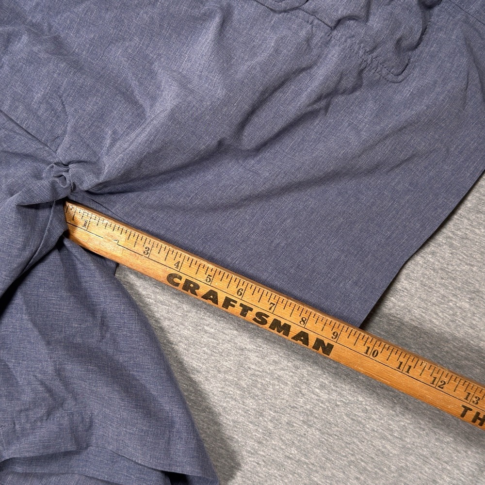 Peter Millar Shorts Mens 35 Blue Performance Unlined Cargo Utility Swim Trunks - Picture 9 of 10